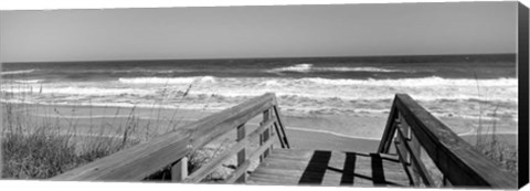 Framed Playlinda Beach, Canaveral National Seashore, Titusville, Florida Print