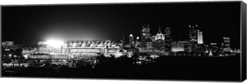Framed Heinz Field, Three Rivers Stadium, Pittsburgh, Pennsylvania Print