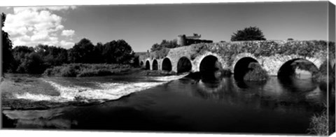 Framed Thirteen Arch Bridge over the River Funshion, Glanworth, Ireland Print