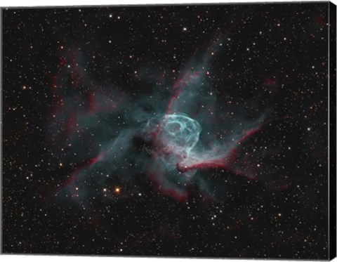 Framed NGC 2359, Thor&#39;s Helmet Print