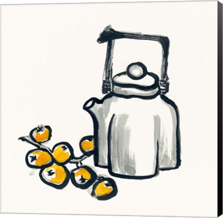 Framed Tea and Loquats Print