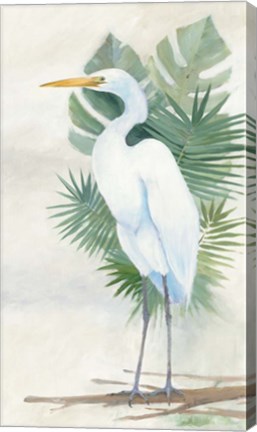 Framed Standing Egret II Print