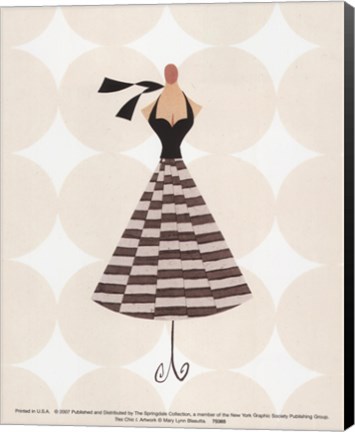 Framed Tres Chic I Print