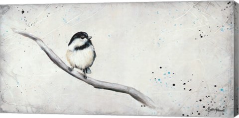 Framed Chickadee I Print