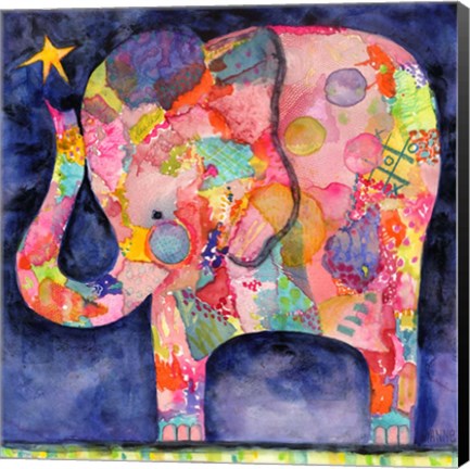 Framed All Within Reach Elephant Print