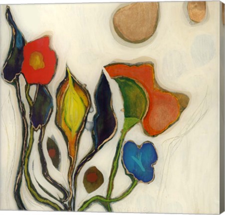 Framed Artist Flowers Print