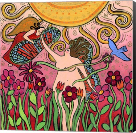 Framed Big Diva Birth Of A Goddess Print