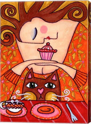 Framed Big Diva Cupcake For One Print