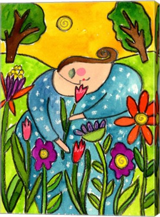 Framed Big Diva In The Garden Print
