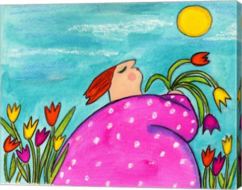 Framed Big Diva My Tulips Print