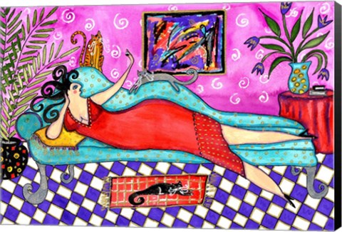 Framed Big Diva New Diamond Ring Print