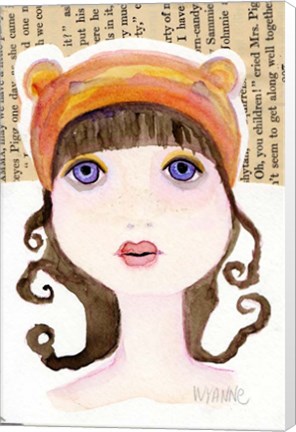 Framed Big Eyed Girl Maybe One Day Print