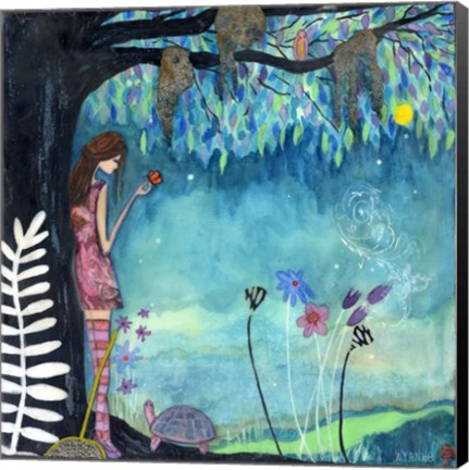 Framed Big Eyed Girl Release Print