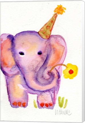 Framed Birthday Elephant Print