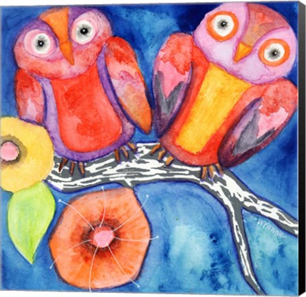 Framed Bright And Early Birds Print