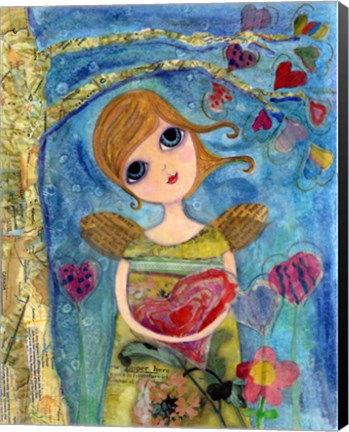 Framed Enough Love Fairy Print