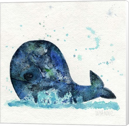 Framed Little Whale Print