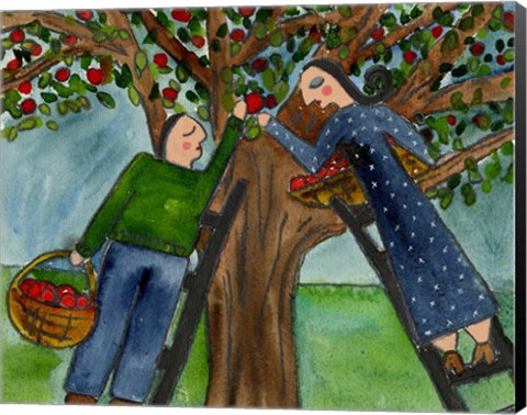 Framed Love Under The Apple Tree Big Diva Print