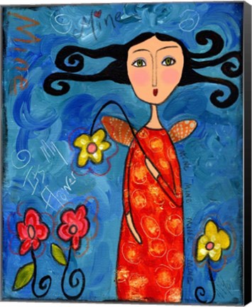 Framed My Flower.. Print