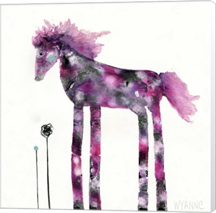 Framed Pink Painted Pony Print