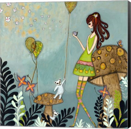 Framed She Loves Nature Print