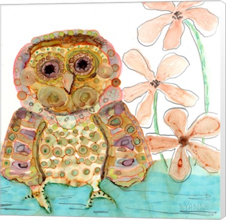 Framed Baby Owl Print