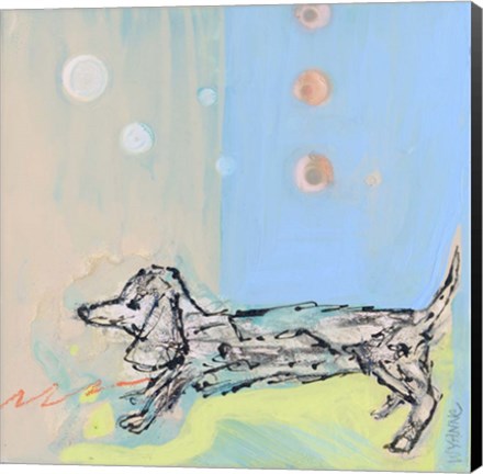 Framed Doxie Stretch Print