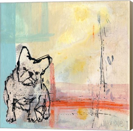 Framed French Bulldog Print