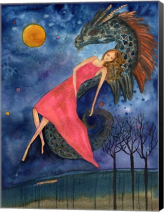 Framed Swept Away By The Beast Print