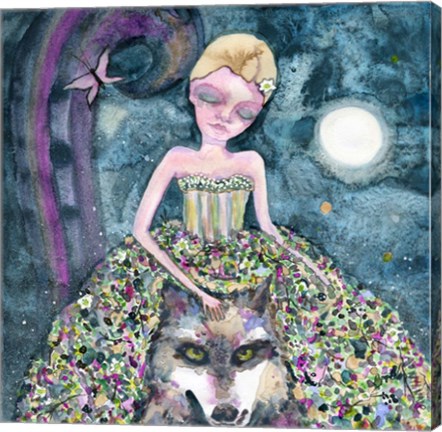 Framed Rest Now Print