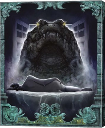 Framed Crocodile Print