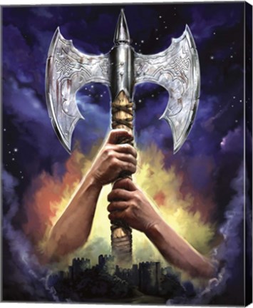 Framed Hands n Axe Print