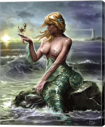 Framed Mermaid Print