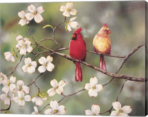 Framed Cardinals Print