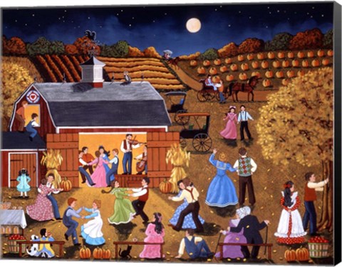Framed Harvest Moon Dance Print