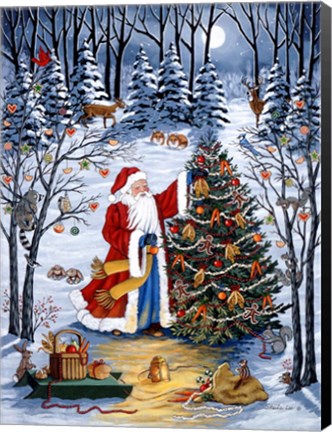 Framed Northwoods Christmas Print