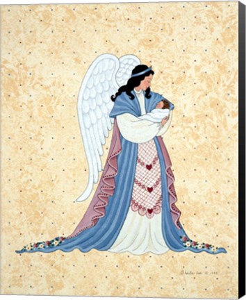 Framed Guardian Angel Print