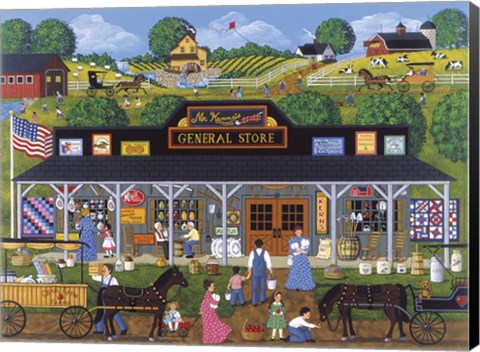 Framed McKenna&#39;s General Store Print
