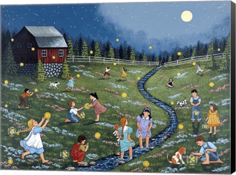 Framed Chasing Moonbeams Print