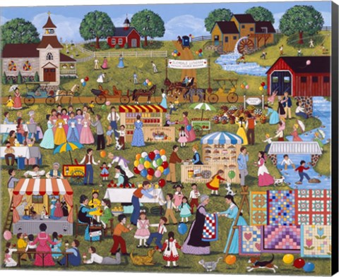 Framed Annual Church Bazaar Print