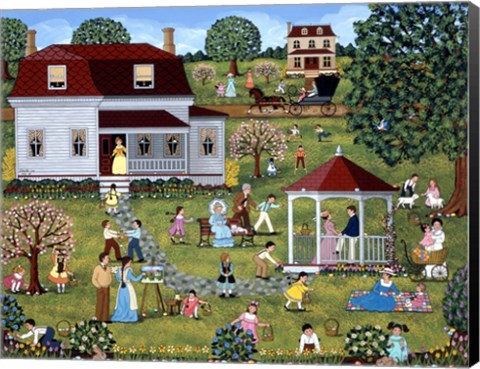 Framed Easter Egg Hunt Print