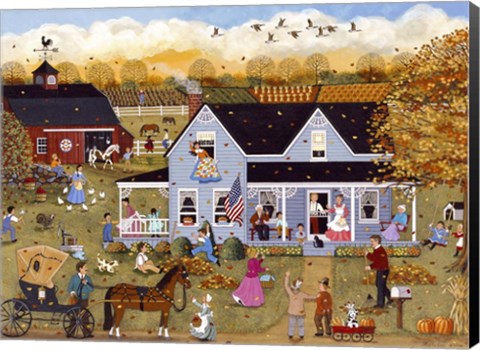 Framed Thanksgiving Eve Print