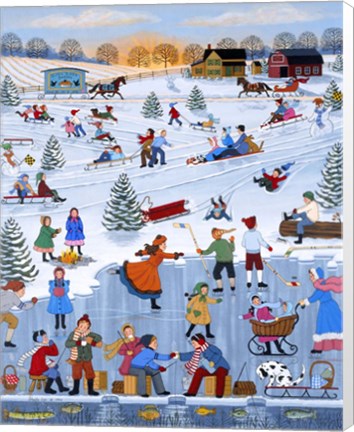 Framed Twilight Skaters &#39;98 Print