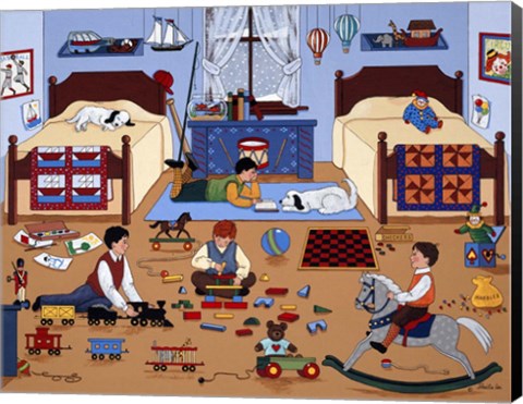 Framed Child&#39;s Play for Boys Print