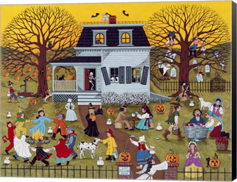 Framed Mischief on Gallows Road Print