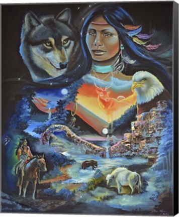 Framed Spirit of Nature Print