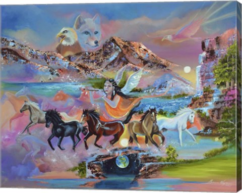 Framed Spirit of the Horse Print