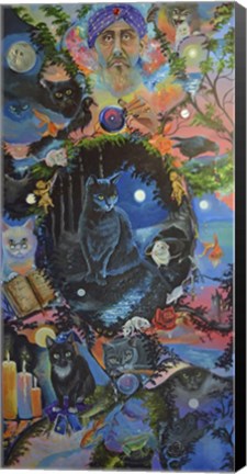 Framed Scaredy Cat Print