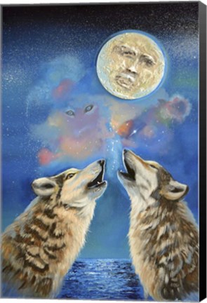 Framed Cry Wolf Print