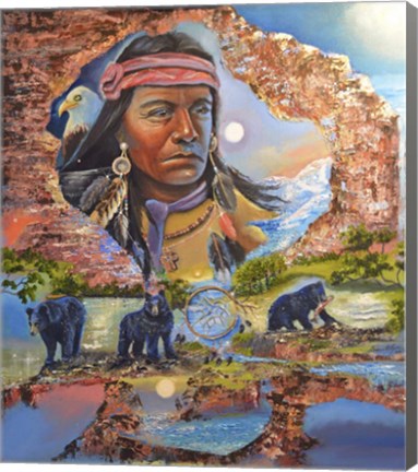 Framed Searching Print